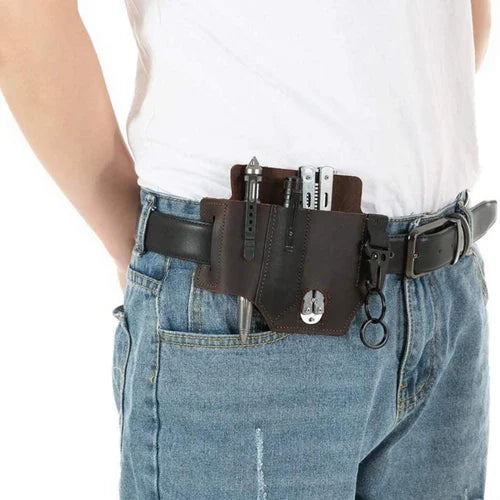 Funda de cinturón táctica para multiherramientas en piel sintética