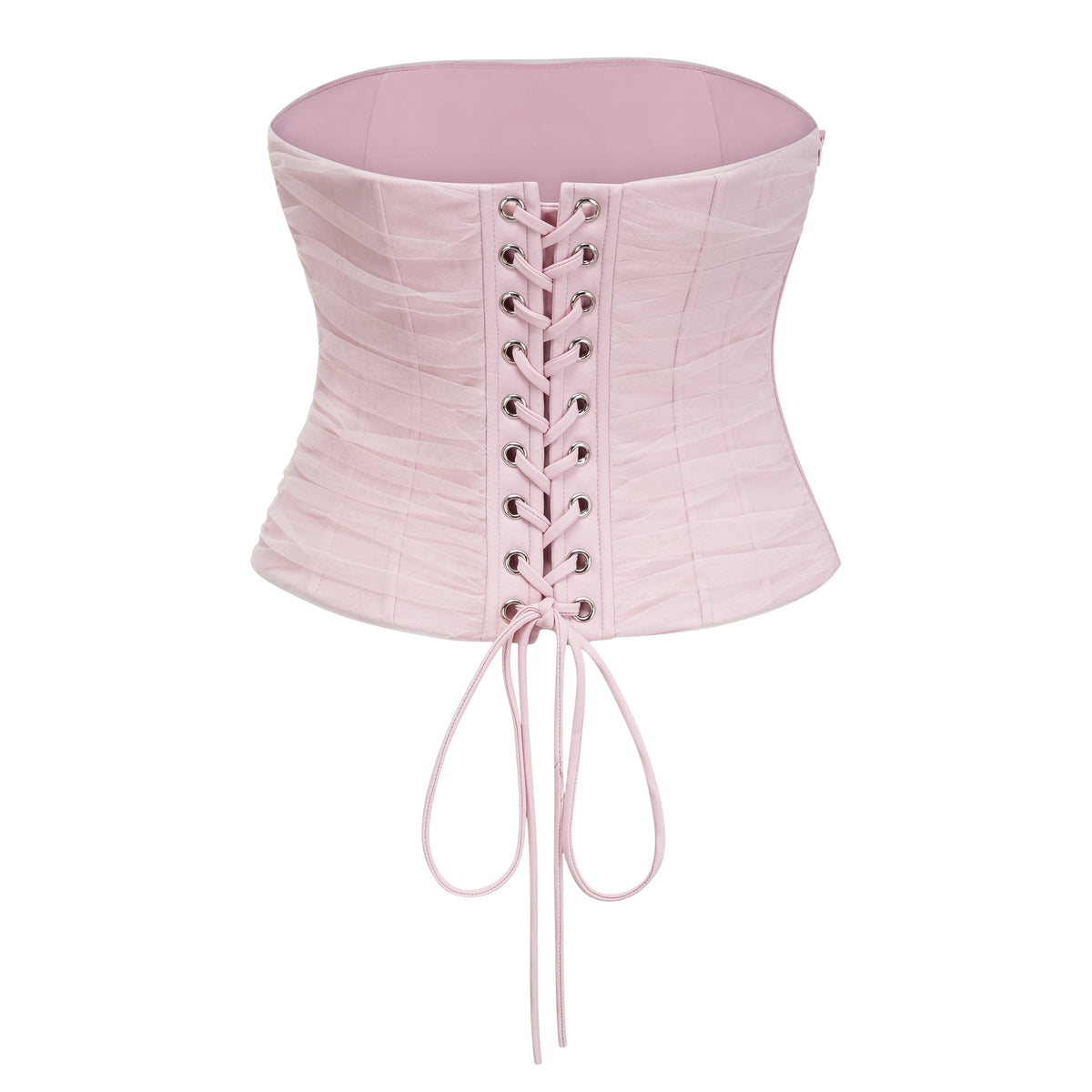 Conjunt de xal i corset rosa Zulema