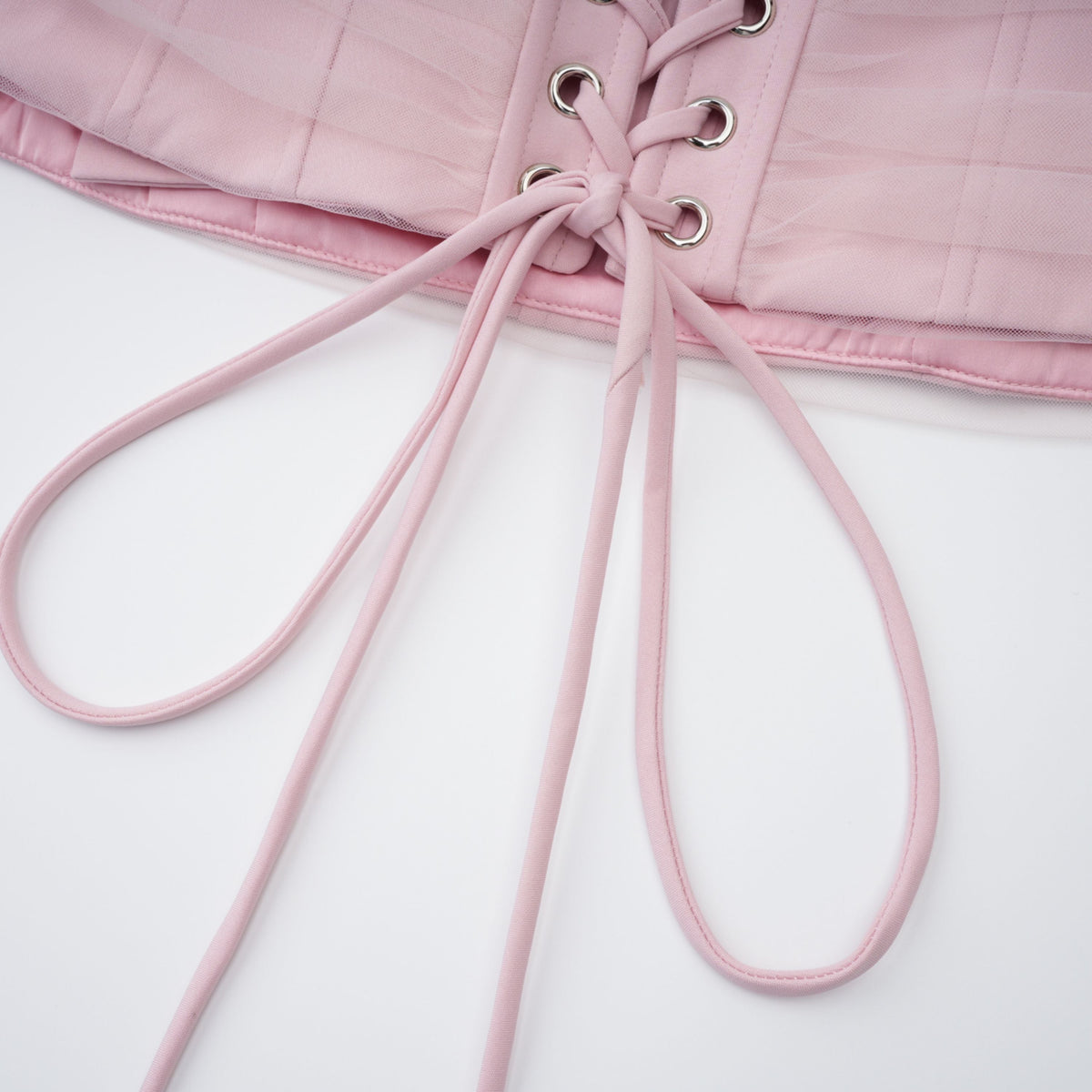 Conjunt de xal i corset rosa Zulema