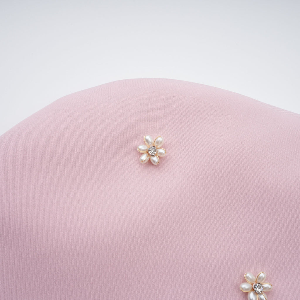 Conjunt de xal i corset rosa Zulema