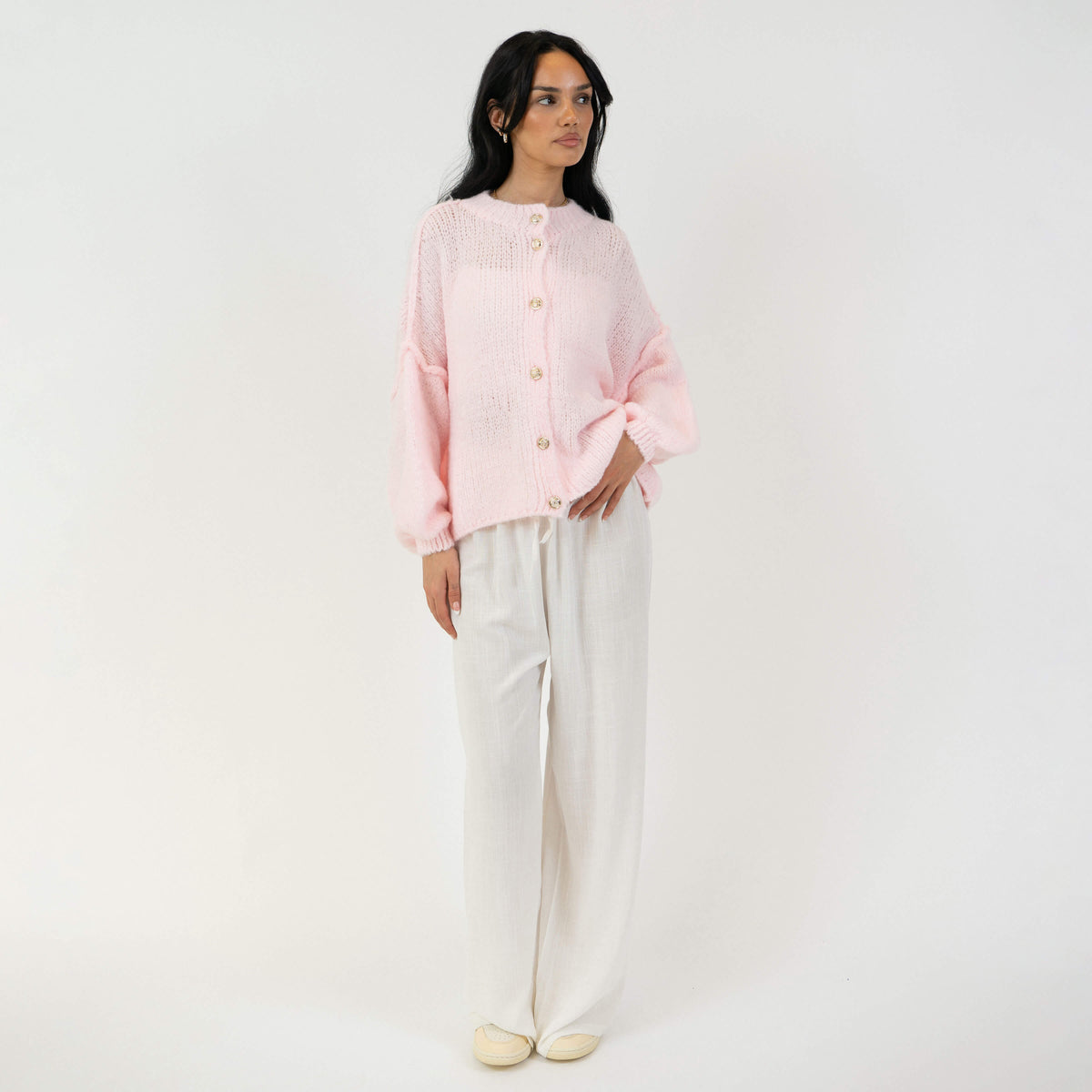Càrdigan oversize llarg