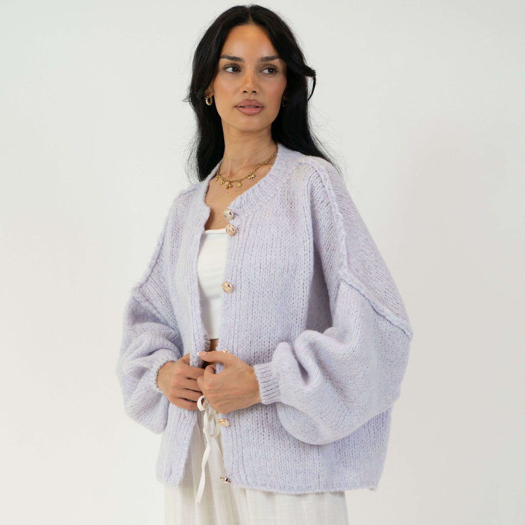 Càrdigan oversize llarg