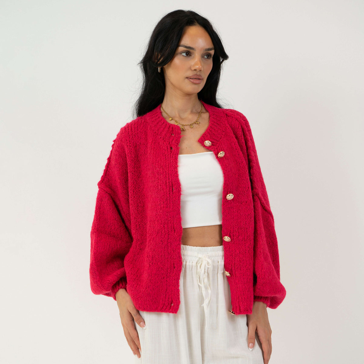 Càrdigan oversize llarg