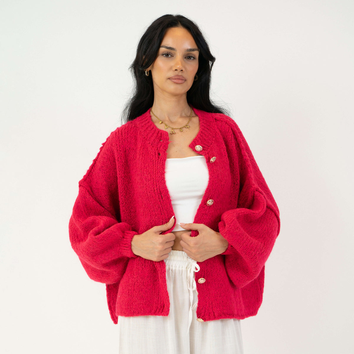 Càrdigan oversize llarg