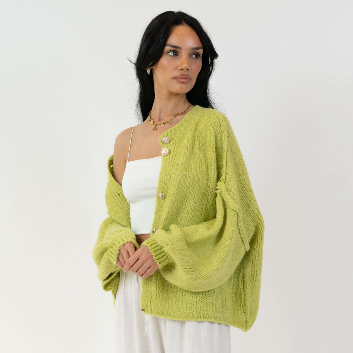 Càrdigan oversize llarg