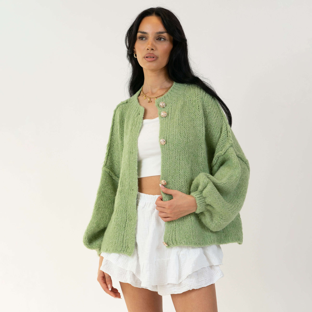 Càrdigan oversize llarg