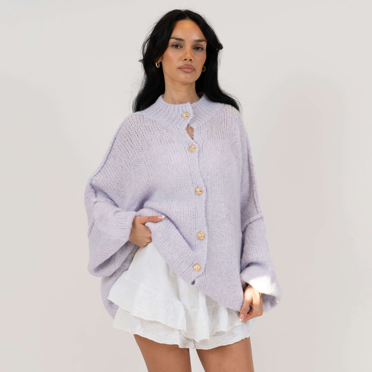 Cárdigan oversize "CozyGlam"