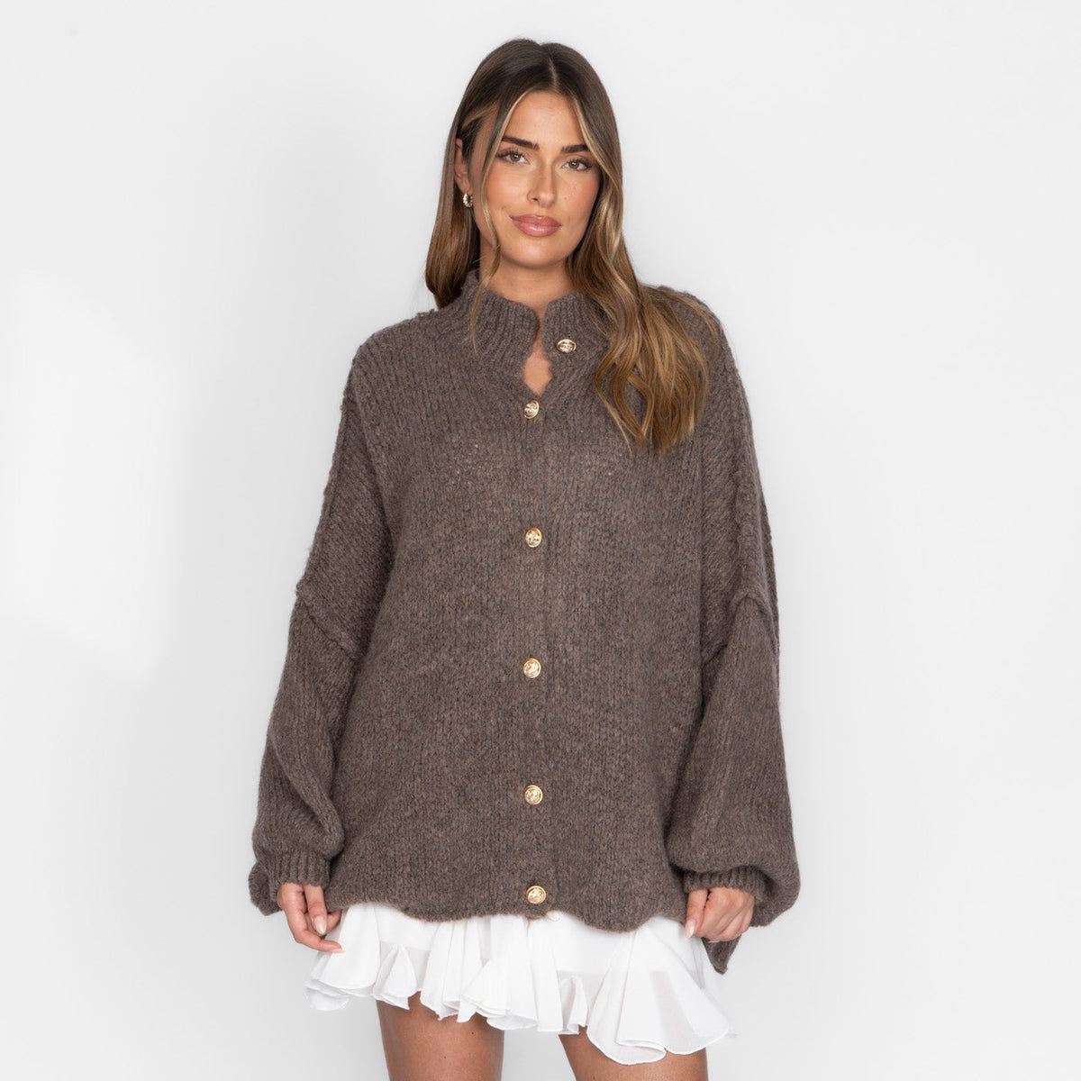 Cárdigan oversize "CozyGlam"