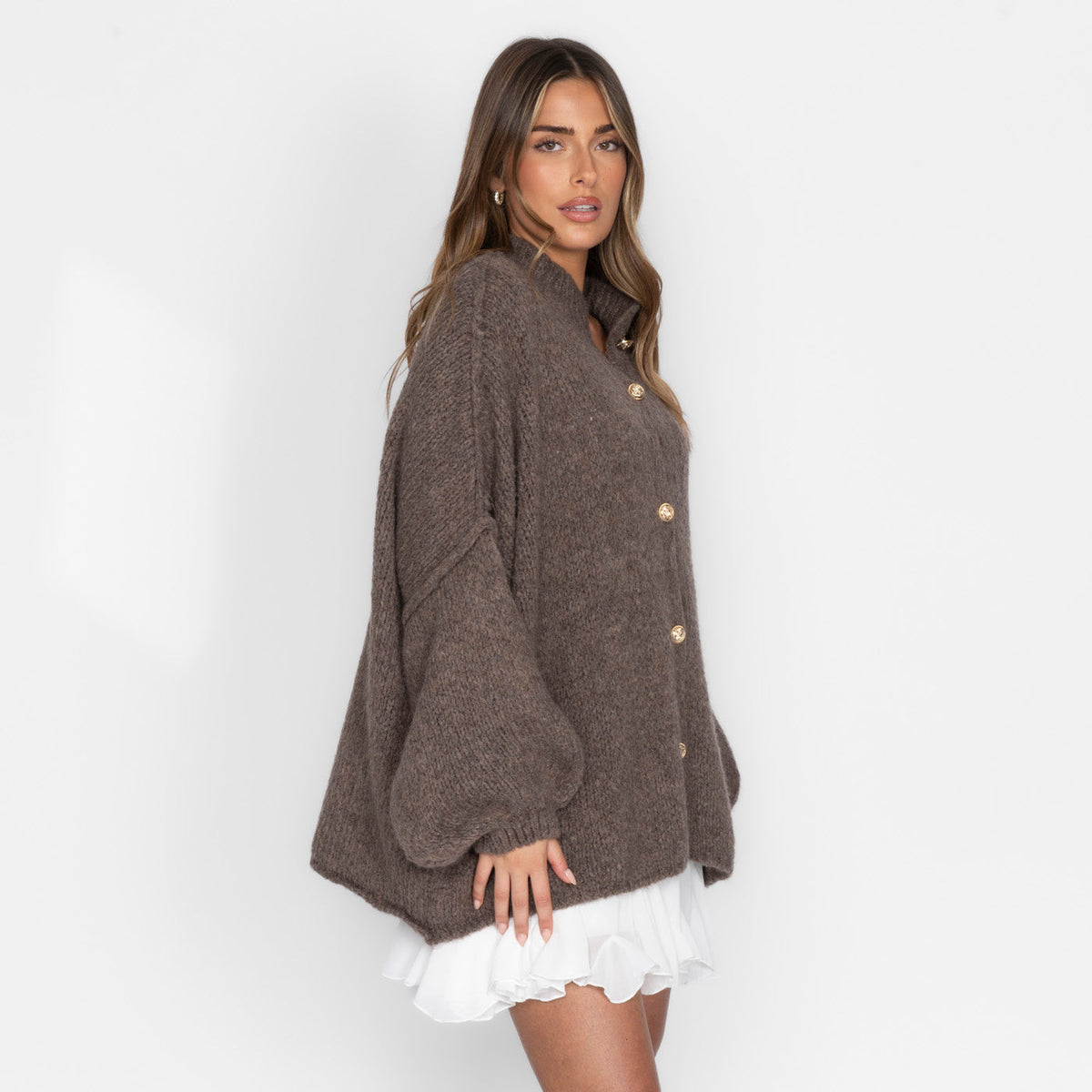 Cárdigan oversize "CozyGlam"
