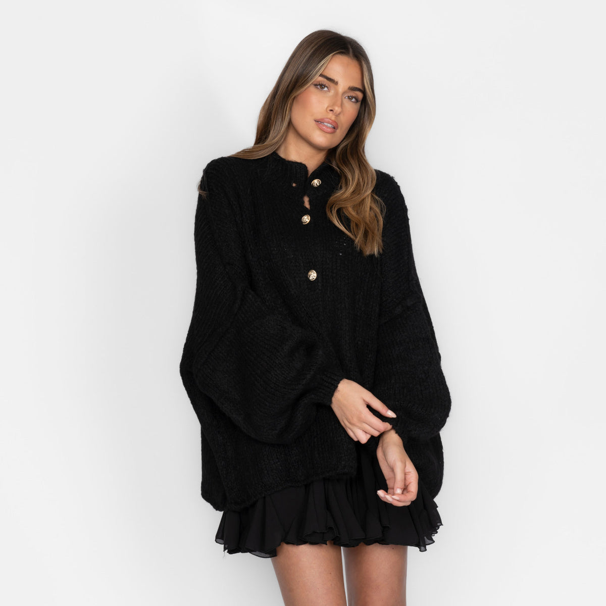 Cárdigan oversize "CozyGlam"