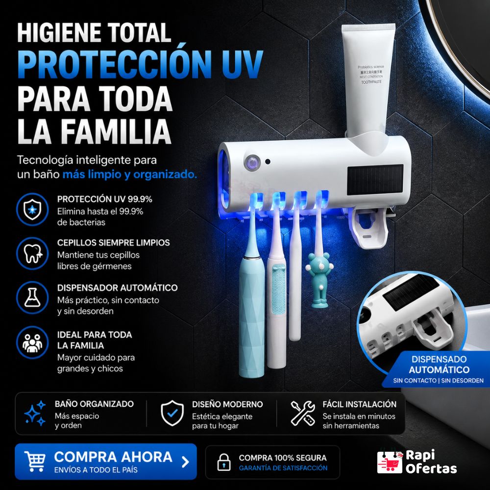 Distributeur de dentifrice avec stérilisation UV