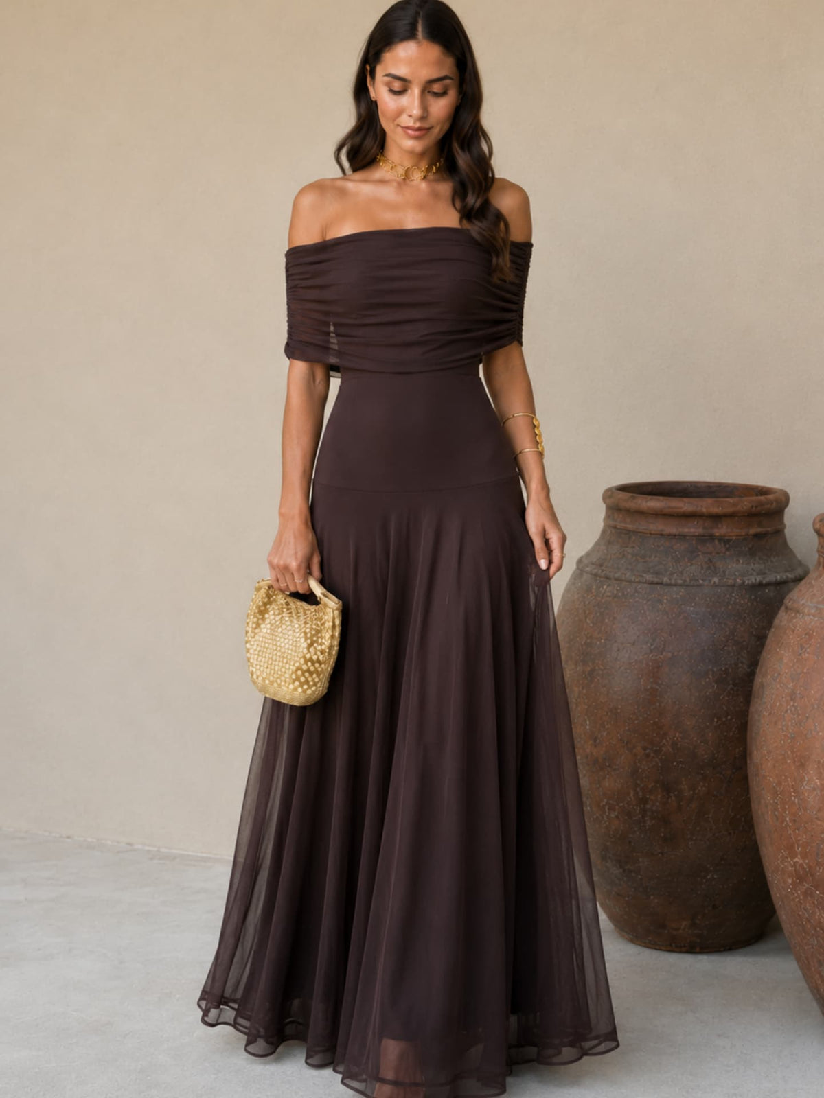 Abito Toledo color marrone