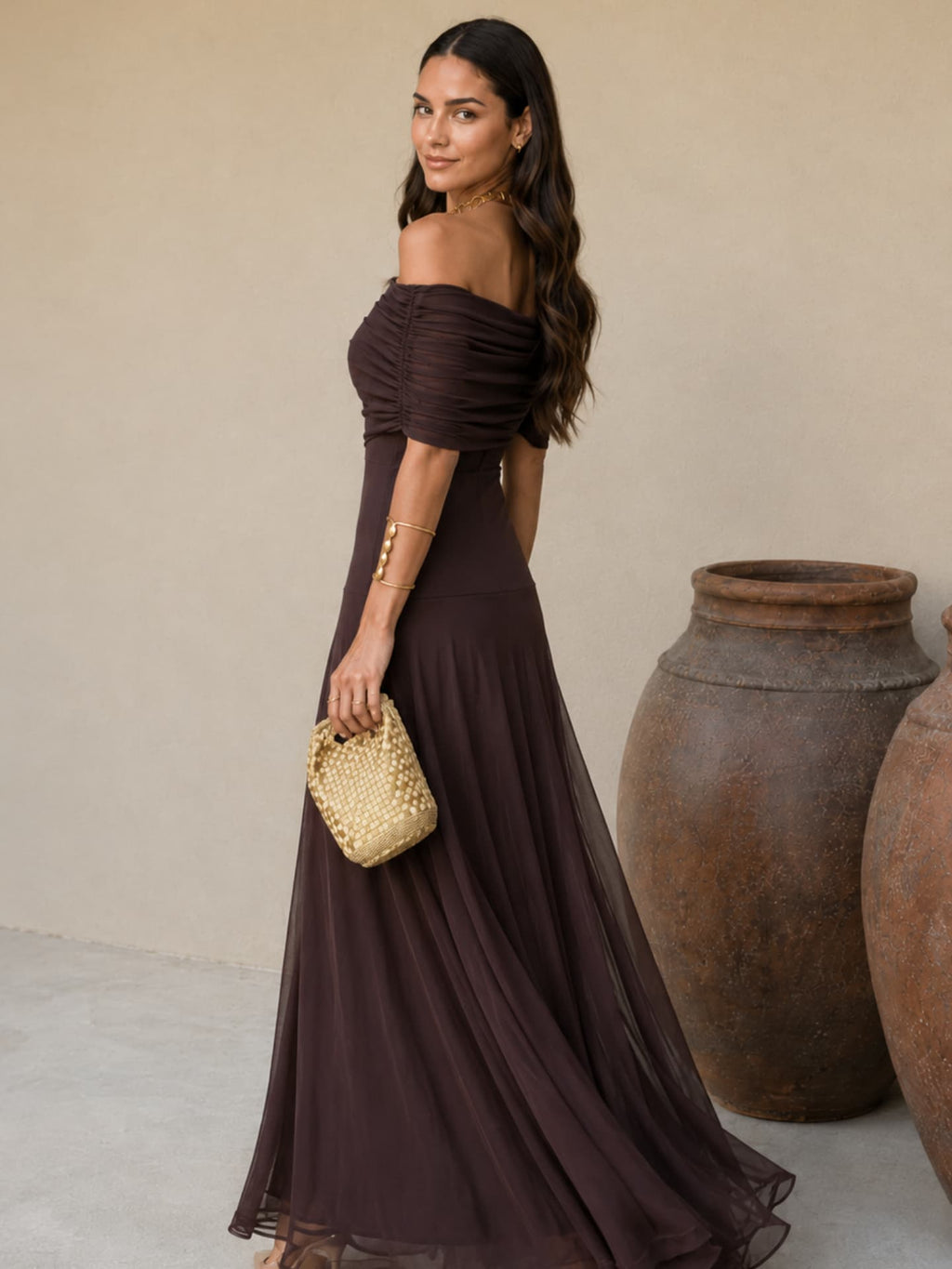 Abito Toledo color marrone