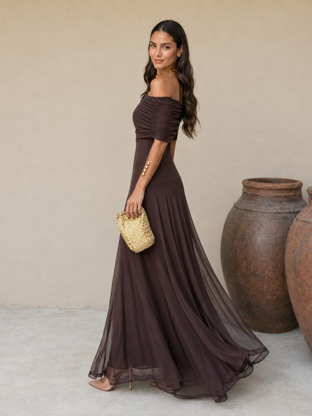 Abito Toledo color marrone