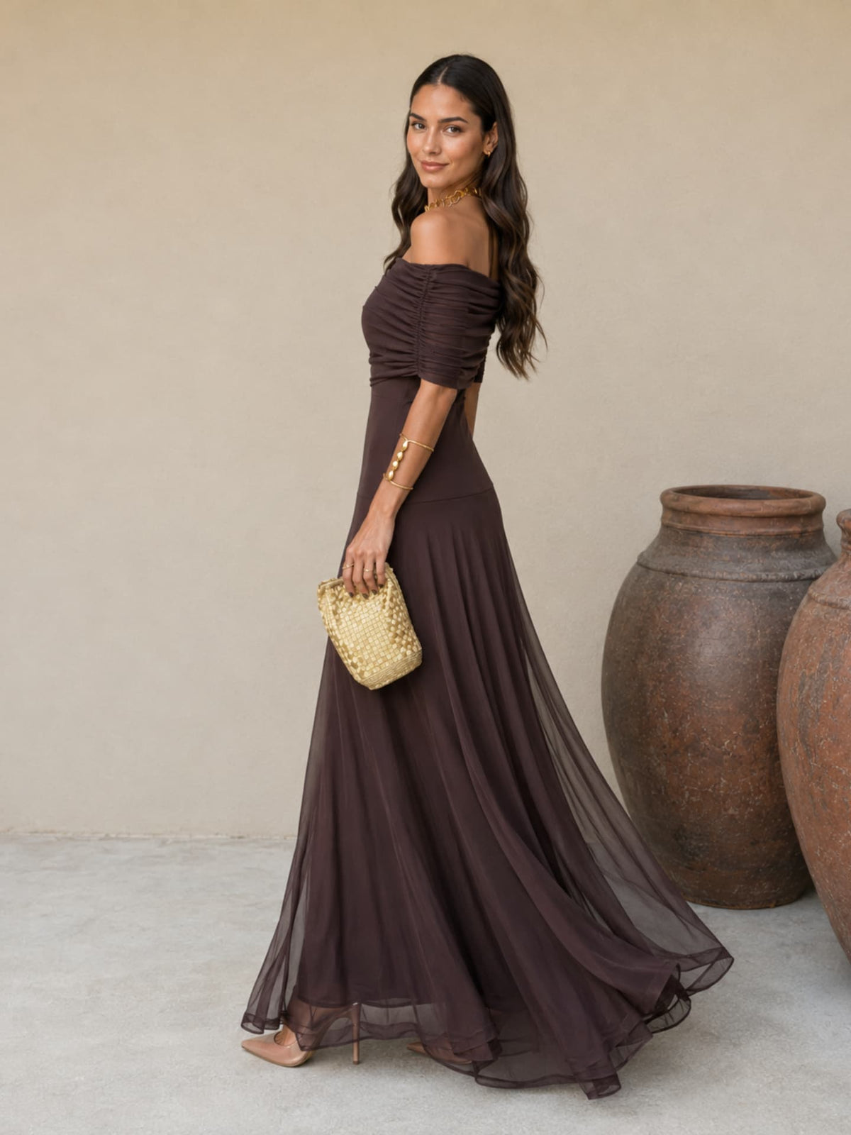 Abito Toledo color marrone
