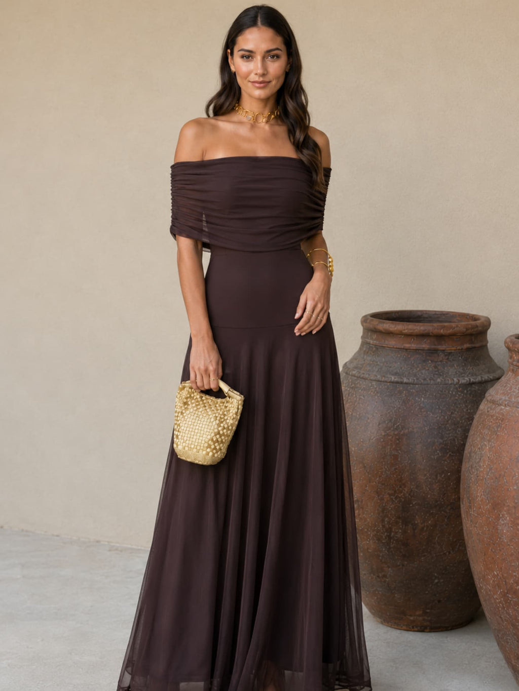 Abito Toledo color marrone