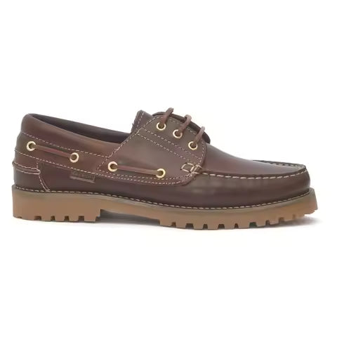 ERNESTO | Scarpa di tela classica marrone da uomo