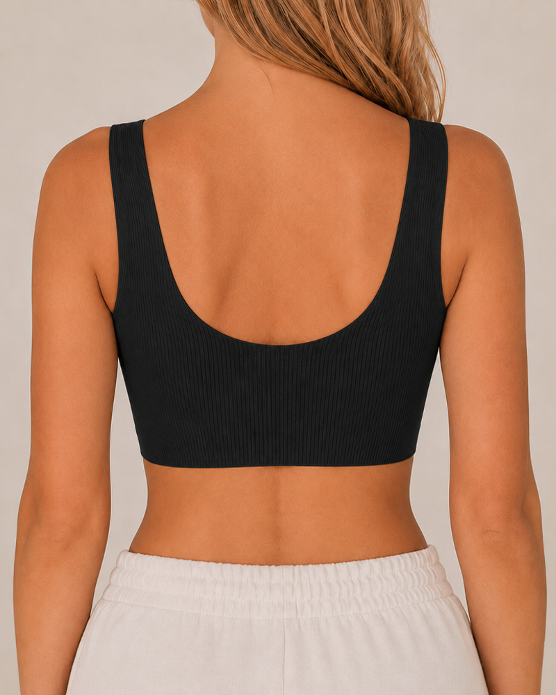 Reggiseno comodo senza cuciture e senza ferretto con chiusura frontale