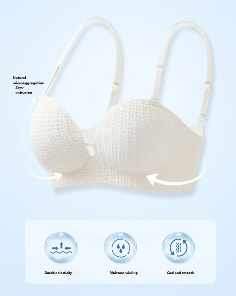 Sujetador push-up invisible sin tirantes antideslizante sin aros