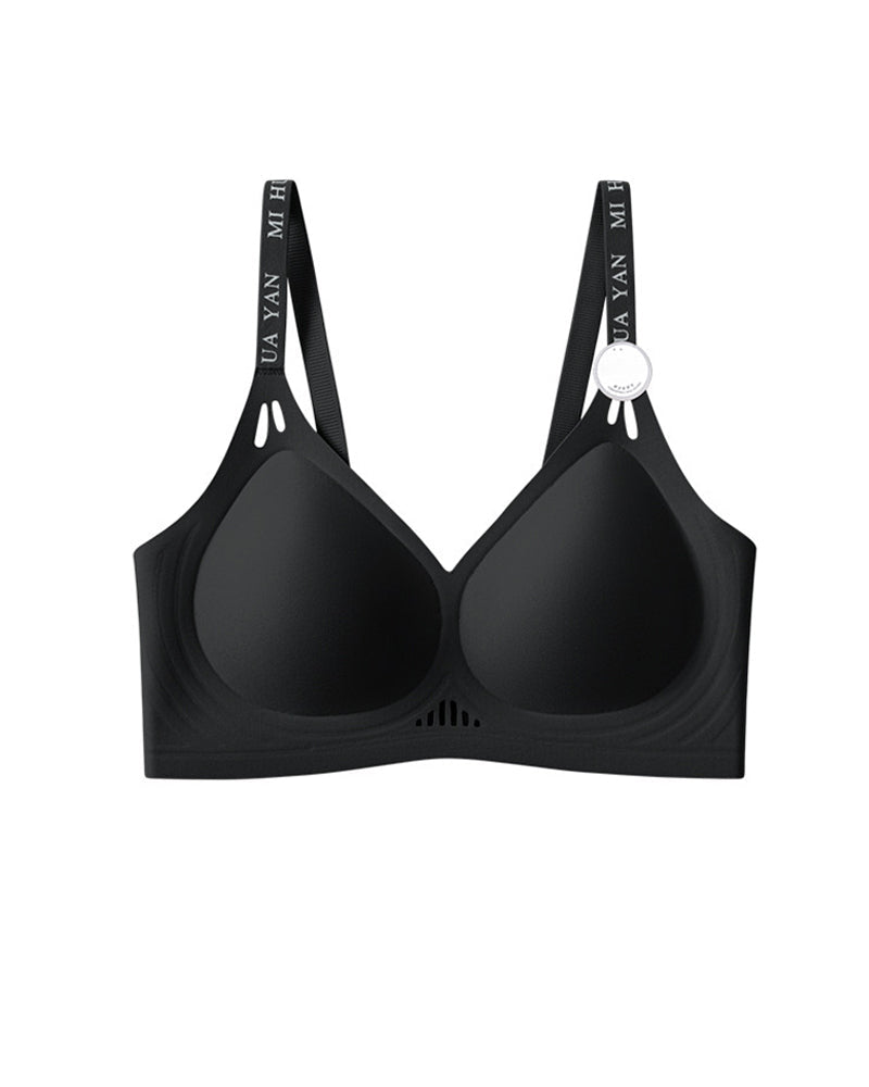 Reggiseno push-up da donna senza ferretto, senza cuciture, con gel Jelly