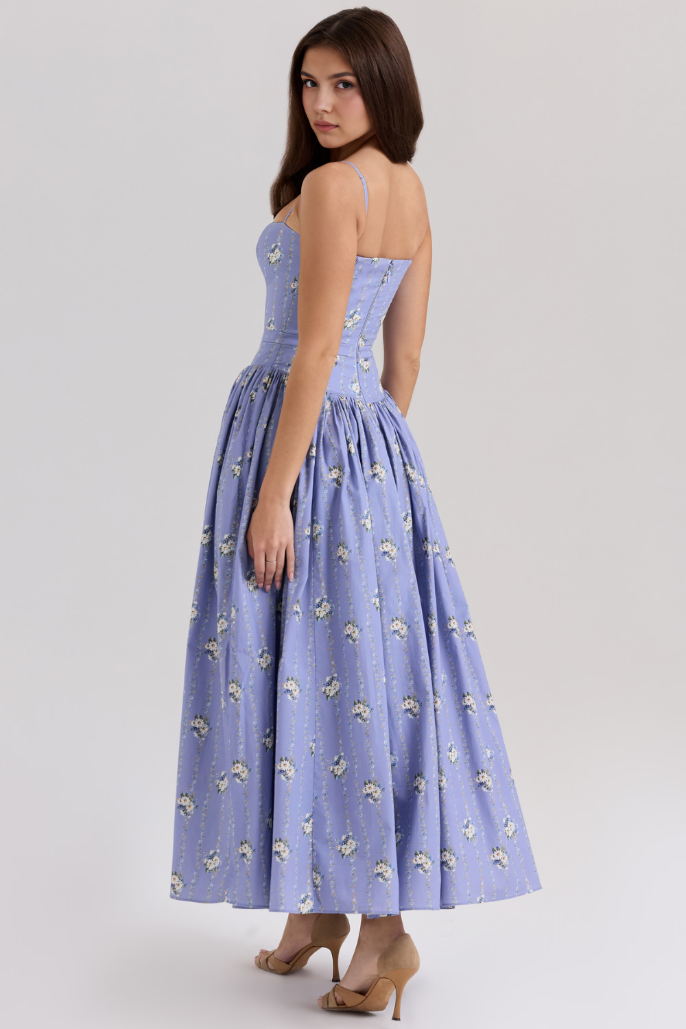 Vestit midi floral