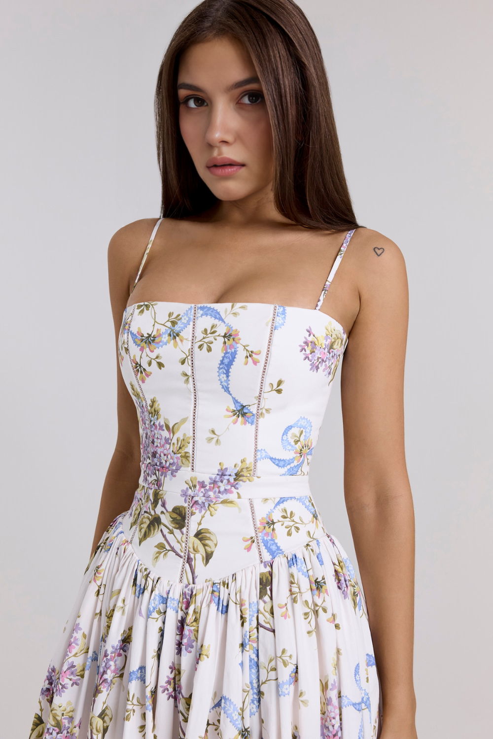 Vestit midi floral