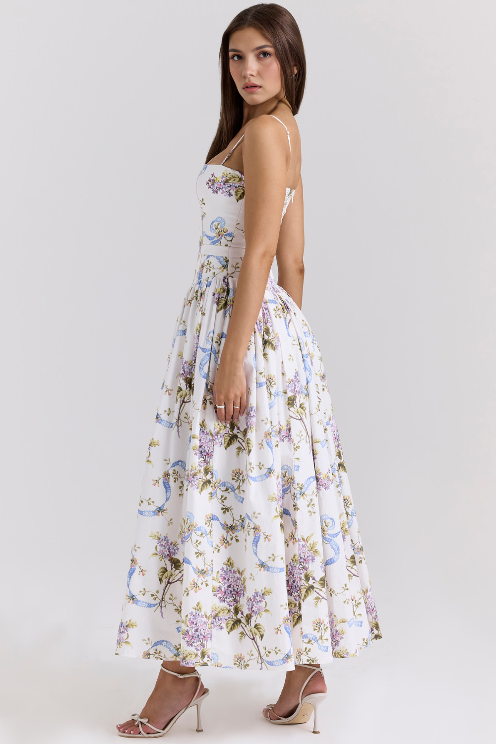 Vestit midi floral