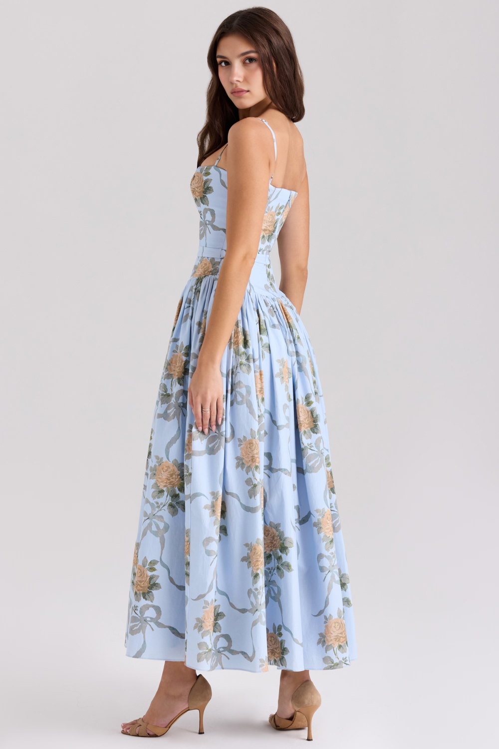 Vestit midi floral