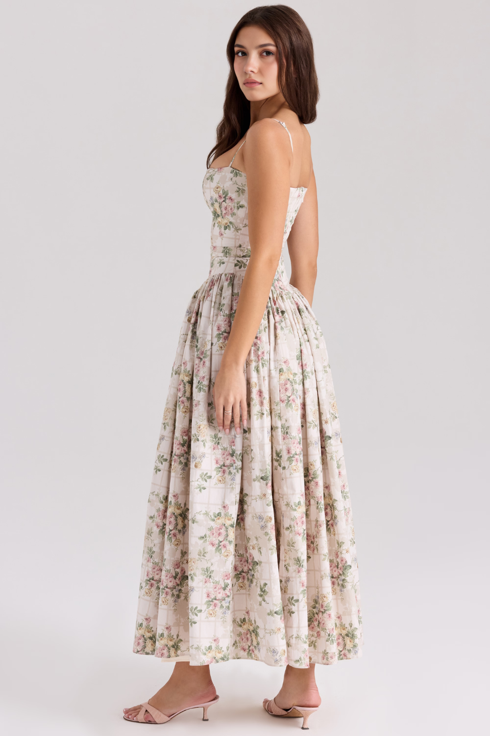 Vestit midi floral