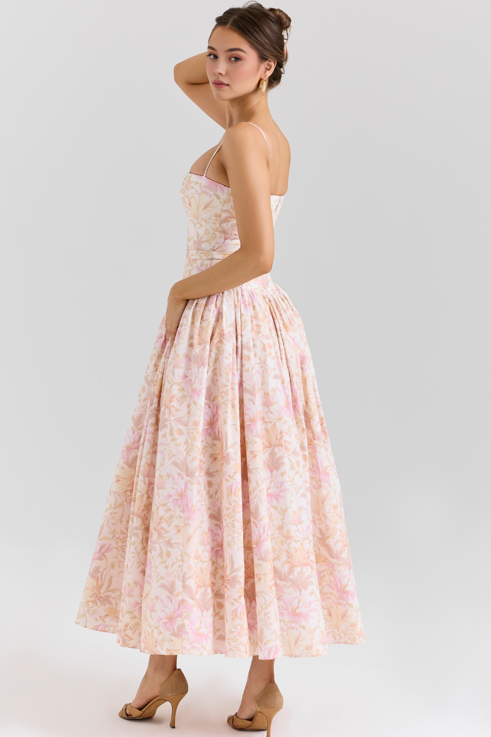 Vestit midi floral