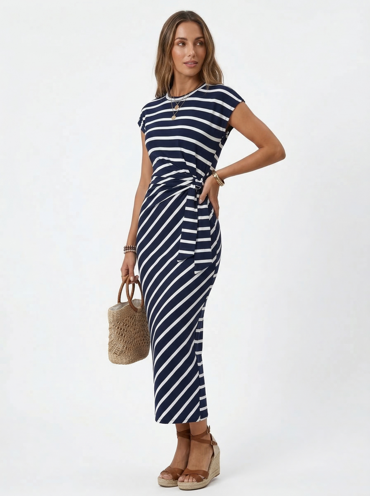 Diana | Vestit llarg amb llaç lateral