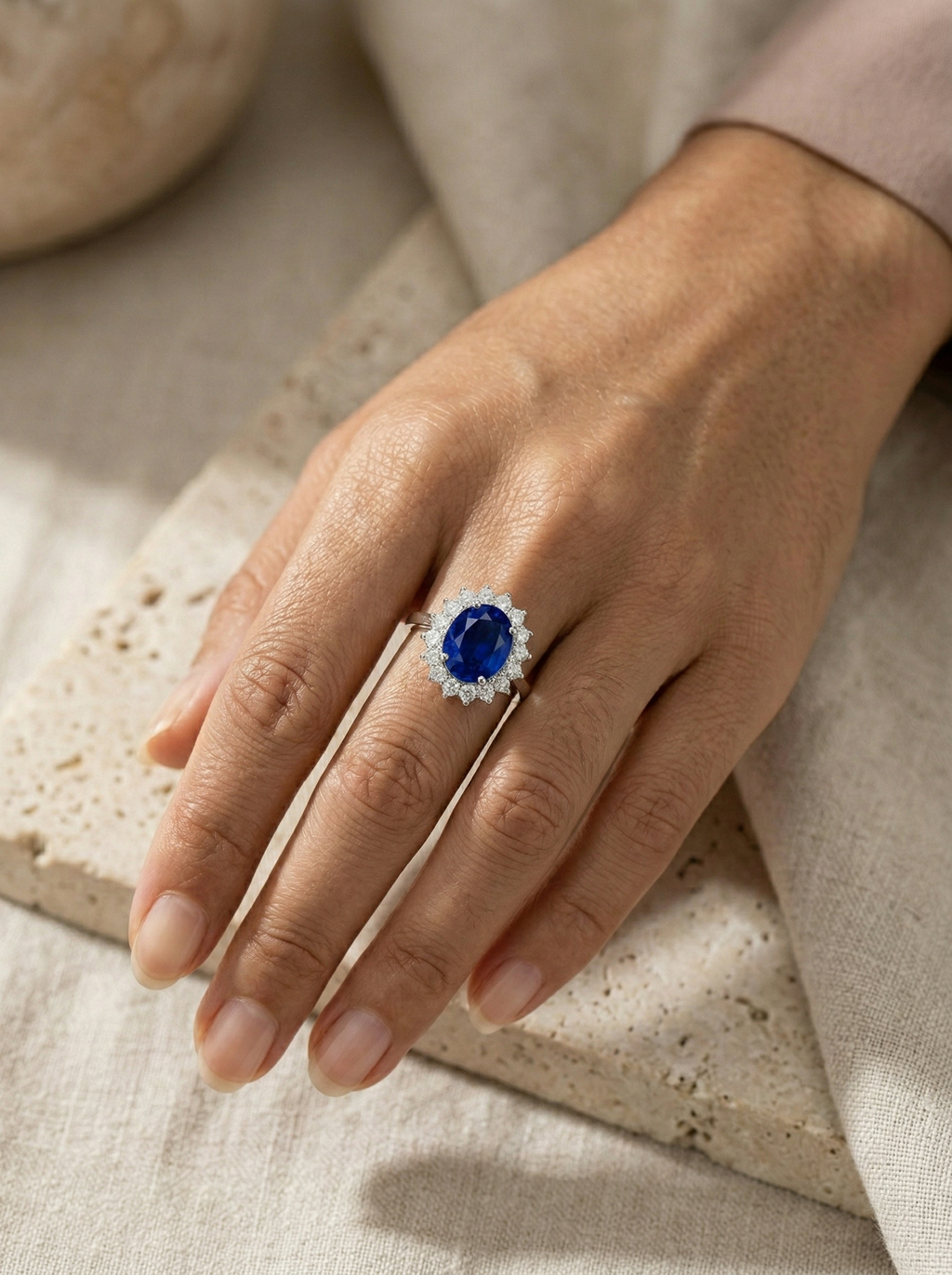 Bague saphir