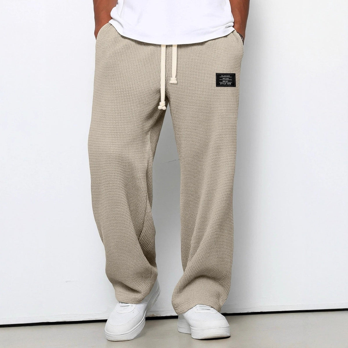 Pantalons amples d'inspiració italiana