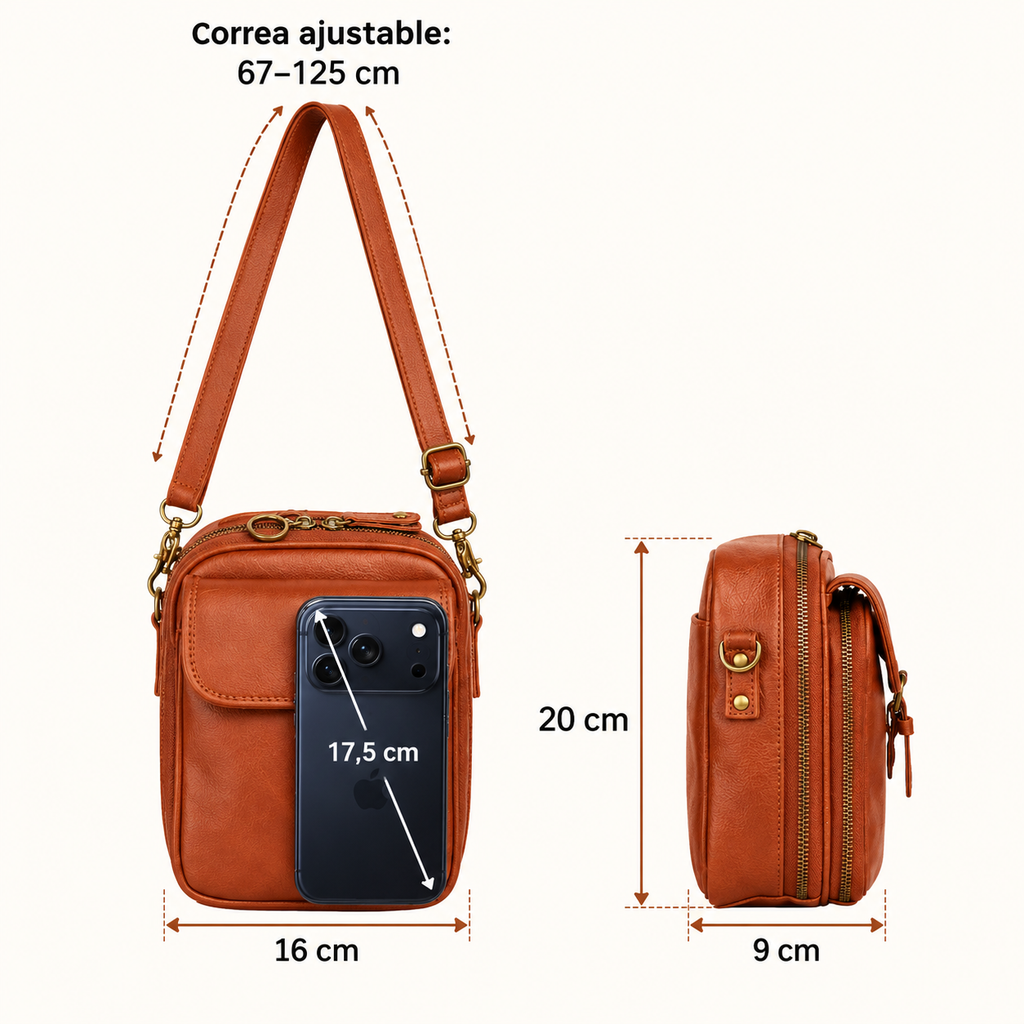 Tyverisikker crossbodyveske