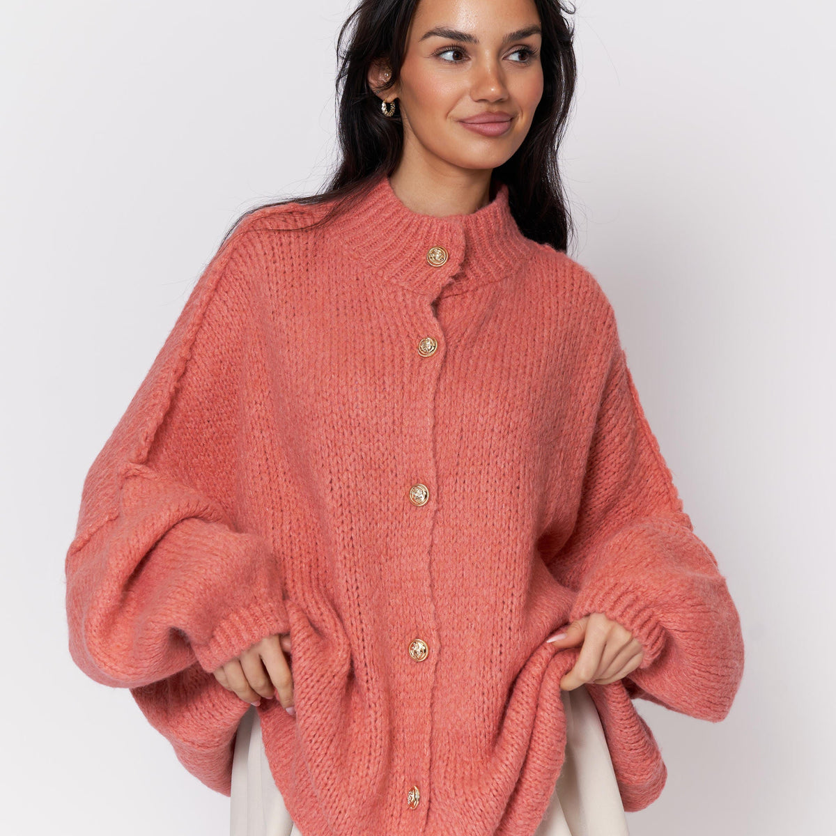Cárdigan oversize "CozyGlam"