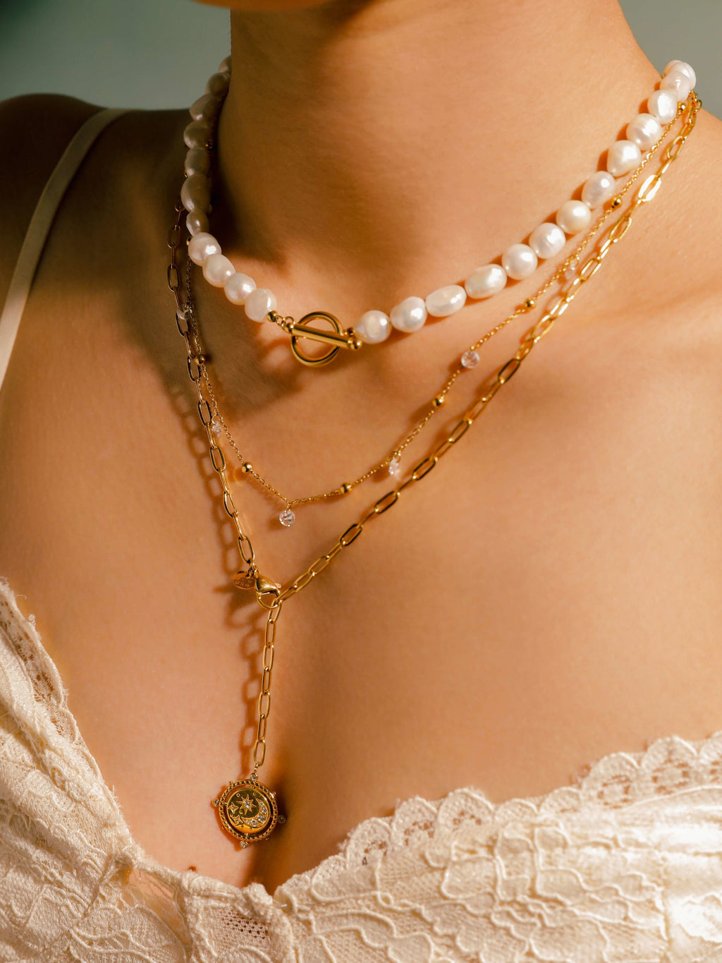 Collier de Perles OT - Élégance Classique