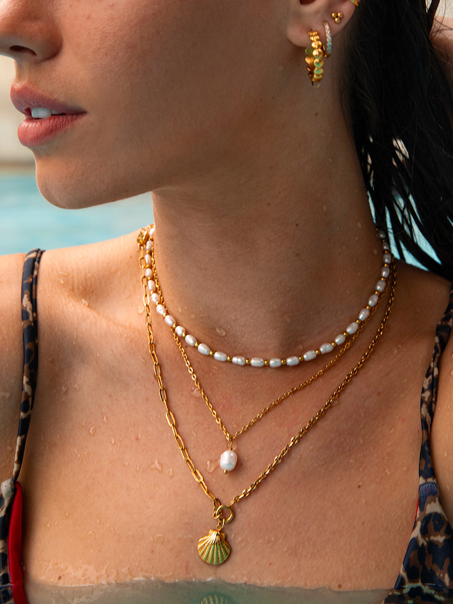 Collier de Coquillages de la Mer