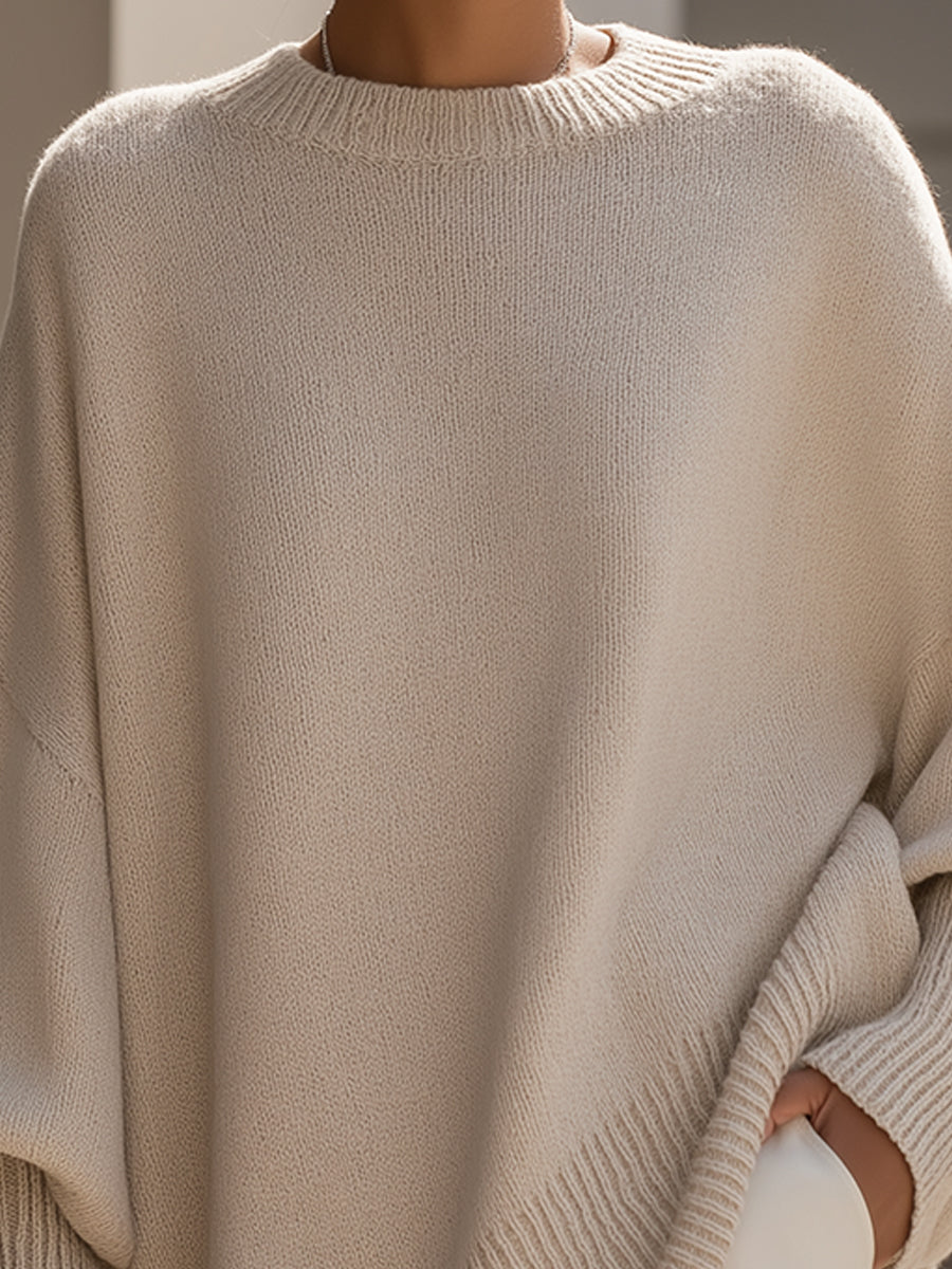 Isolde | Oversized drapert genser
