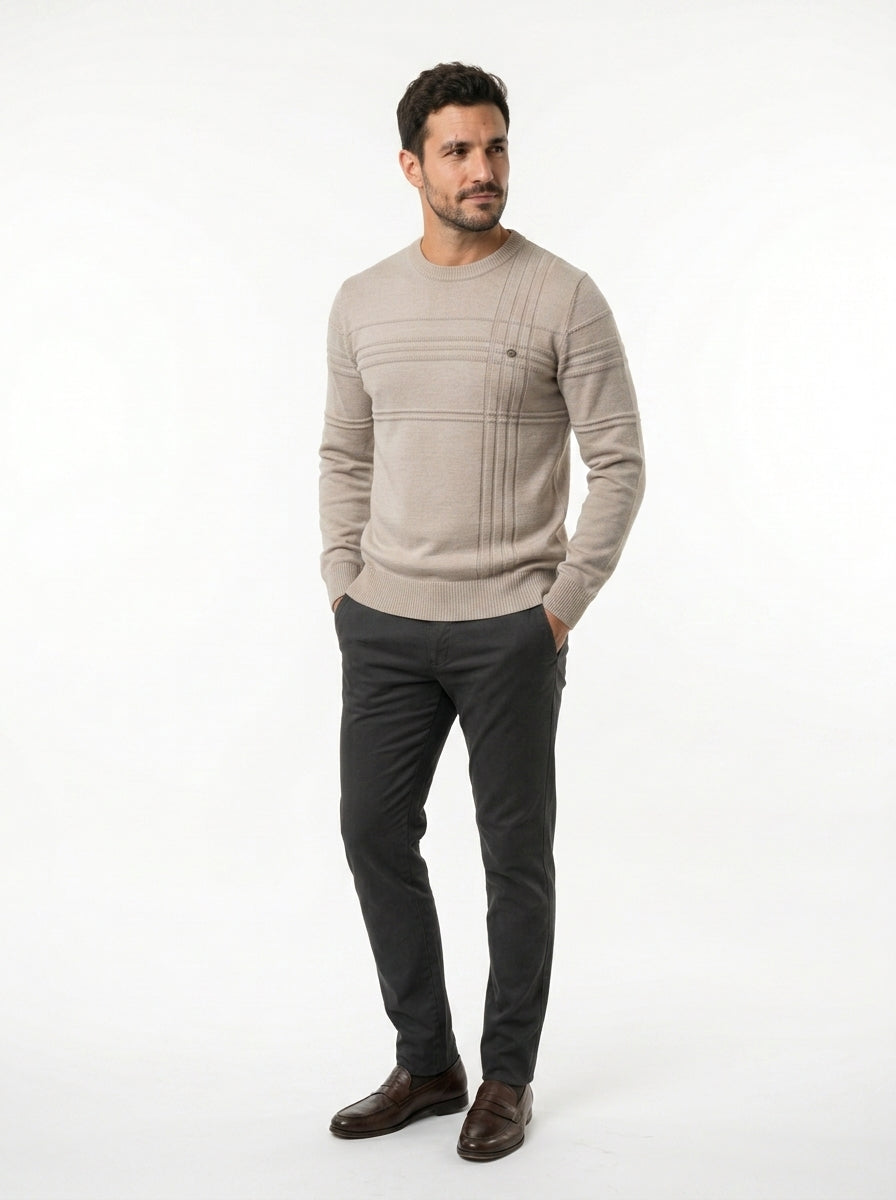 Maglione classico in maglia
