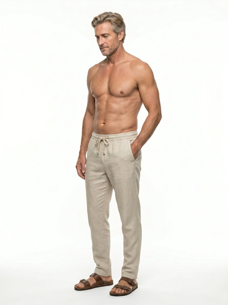 Pantalons de lli