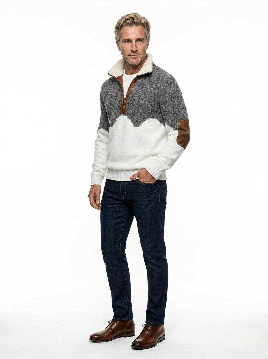 Polaire en jersey zippée