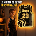 LumiBasket | Lampe miroir personnalisée LED Basket
