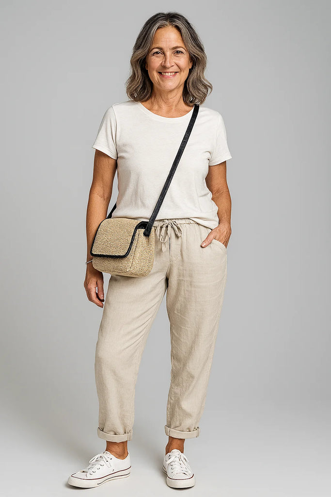 Pantaloni eleganti in cotone