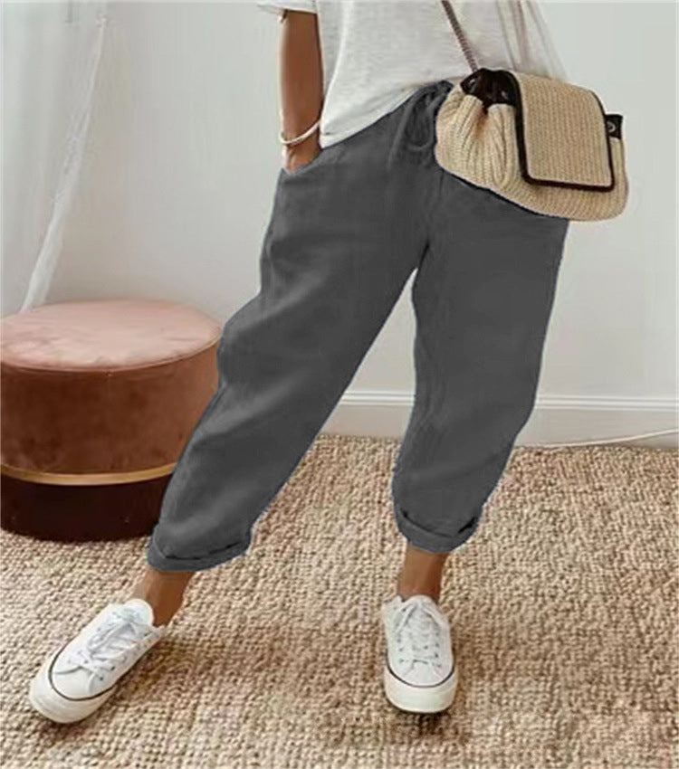 Pantalon élégant en coton