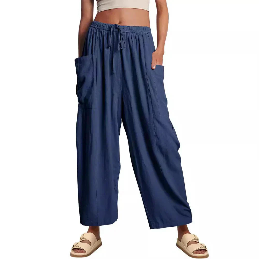 Pantaloni a gamba larga senza sforzo