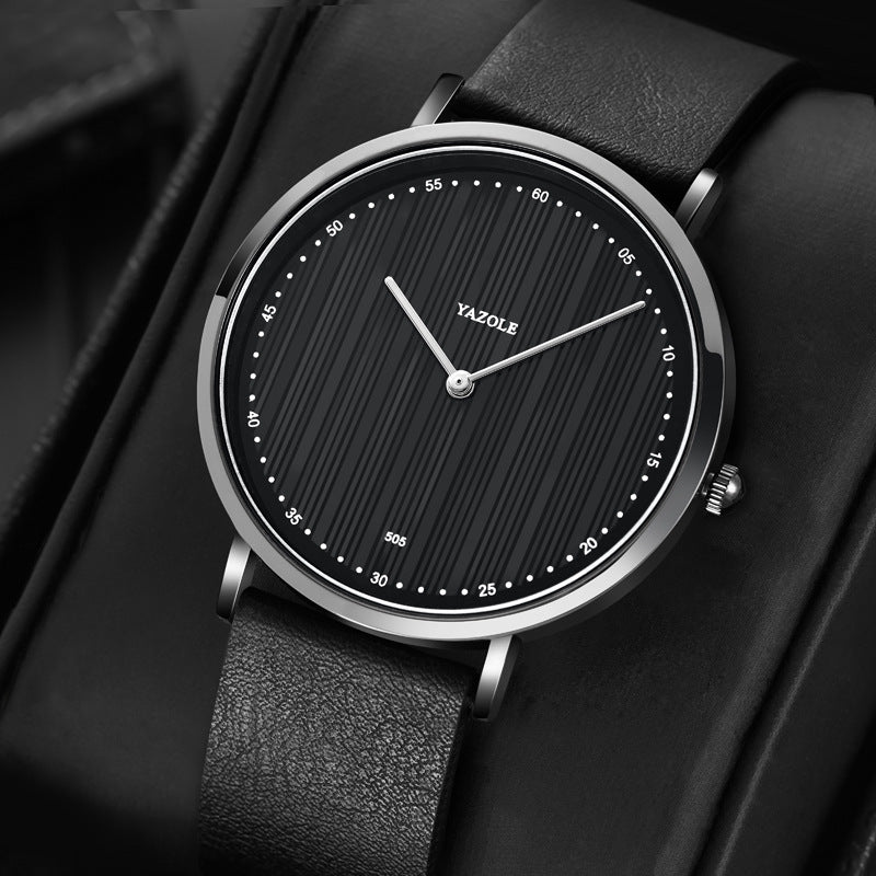 Orologio minimalista con quadrante a righe verticali