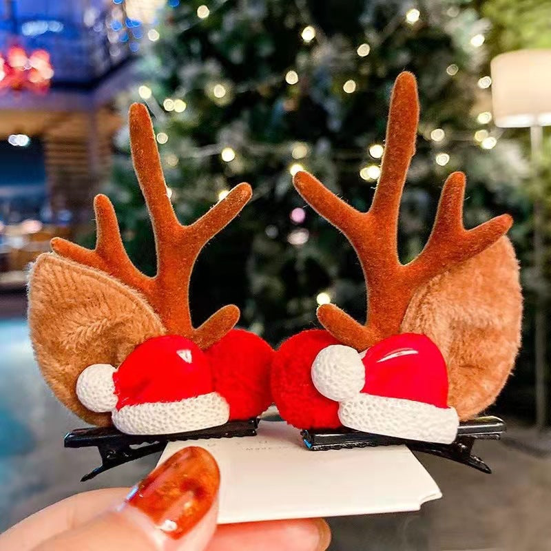 Bigudins de Nadal de fusta de renh