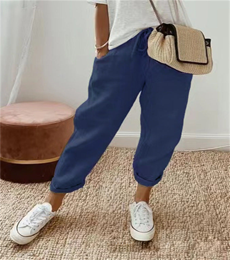 Pantalon élégant en coton