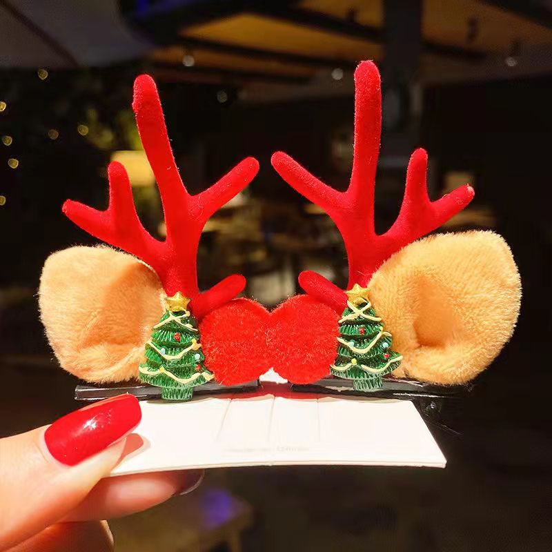 Bigudins de Nadal de fusta de renh