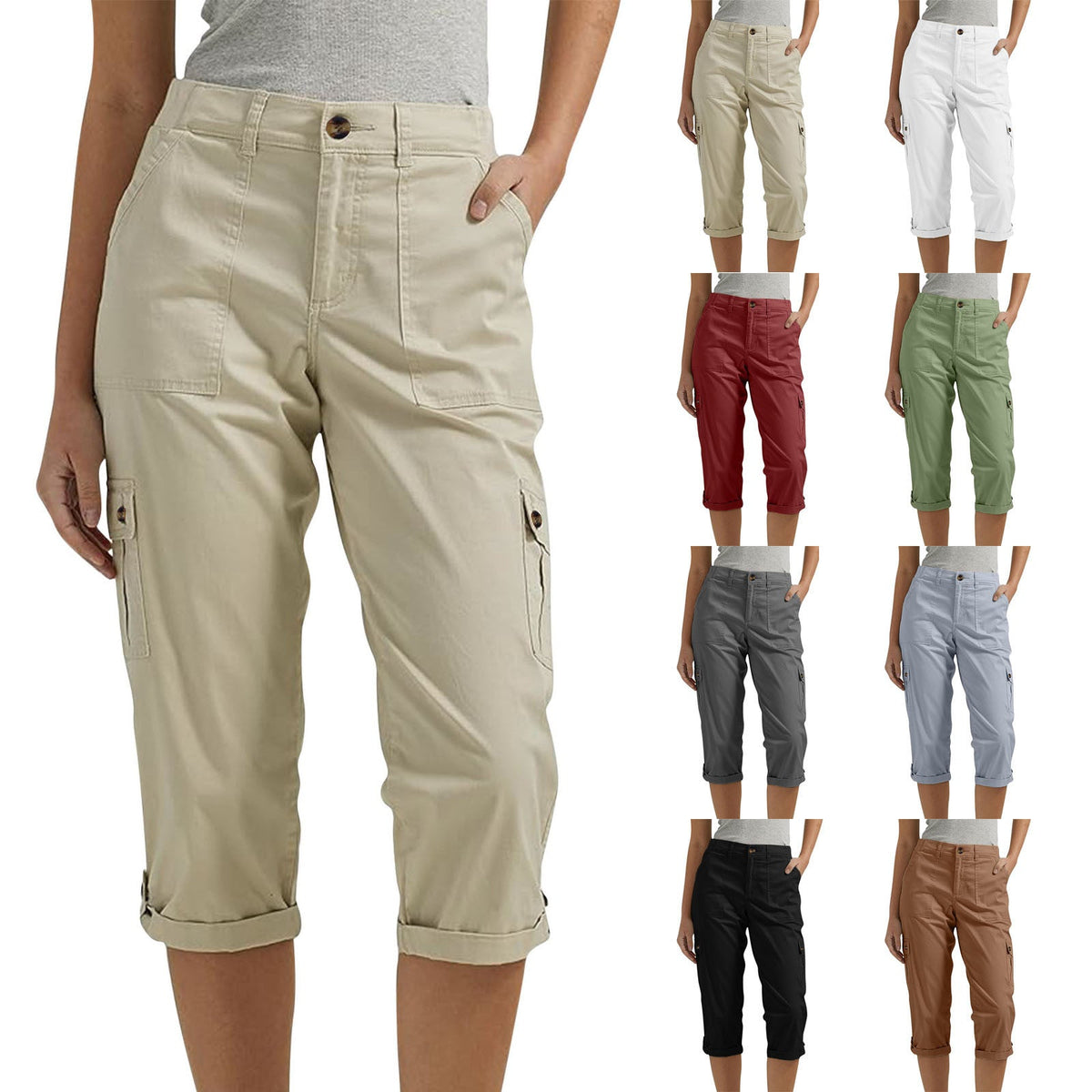 Short casual da donna molto elasticizzati e con più tasche